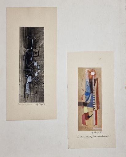 Ferdinand SPRINGER (1907-1998)
Deux dessins...