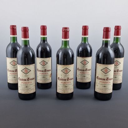 CHATEAU TRISTAN - POMEROL - 1993 
7 bottles...