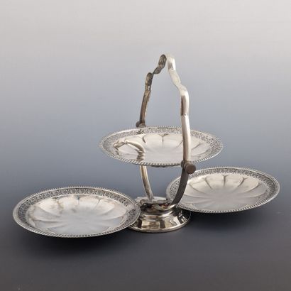 FRIANDISE PRESENTOIR with three folding trays...