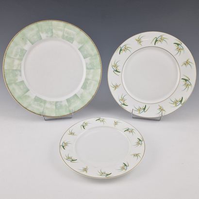 LALIQUE LIMOGES - MODELE ORCHIDEES - 3 SUITES...