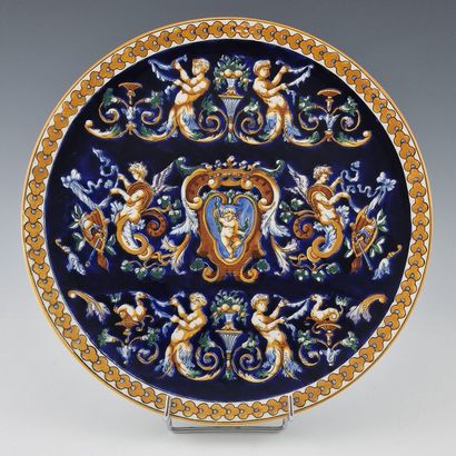 GIEN - RENAISSANCE MODEL WITH BLUE BOTTOM...