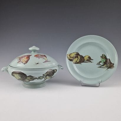 MINTON - AQUARIUM MODEL - Celadon green fine...