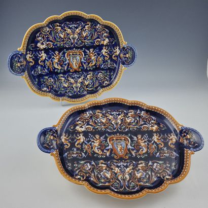 GIEN - RENAISSANCE MODEL WITH BLUE BOTTOM...