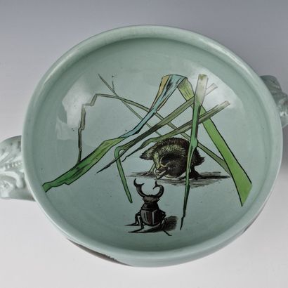 MINTON - AQUARIUM MODEL - Celadon green fine...