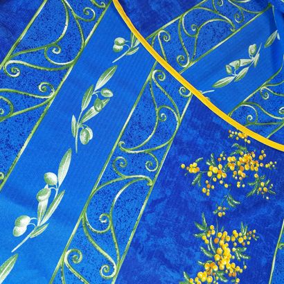 OVAL NAPPE in polyester cotton Modern Provencal...
