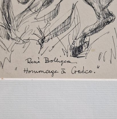 René BOLLIGER (1911-1971)
Hommage à Greco
PLUME...
