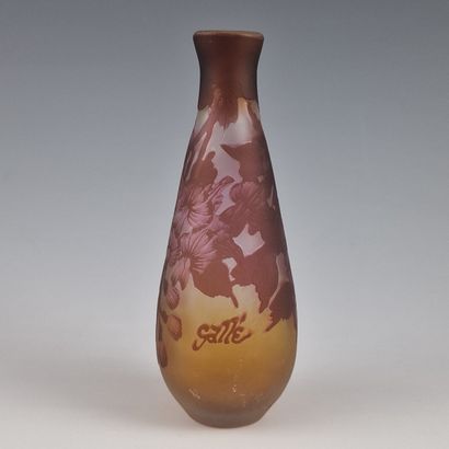 ETS GALLE - PETIT VASE SOLIFLORE PIRIFORME...