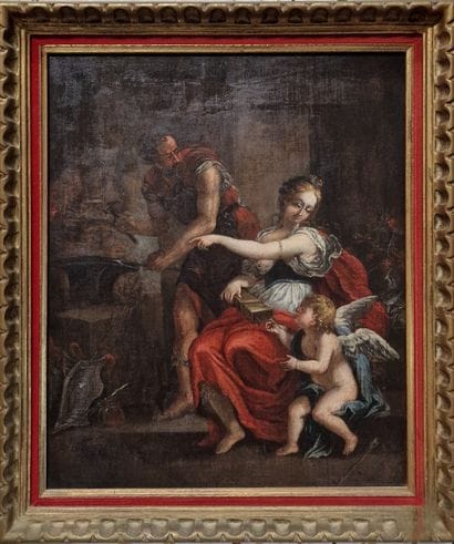 ECOLE DU XVIIIEME SIECLE 
Vénus et Cupidon...