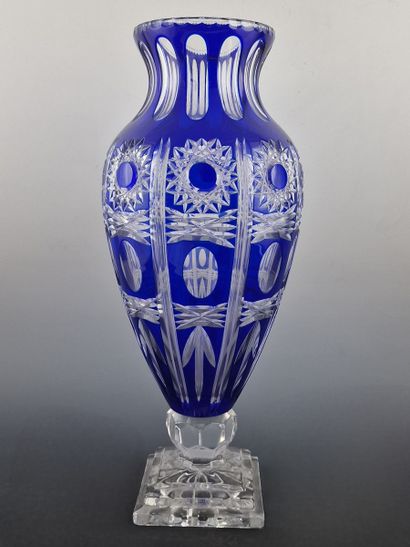 Cristallerie ETZEL - GRAND VASE BALUSTRE...