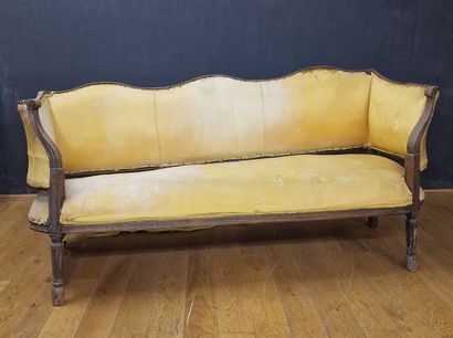 LARGE Louis XVI period flat-back triple-evolution...