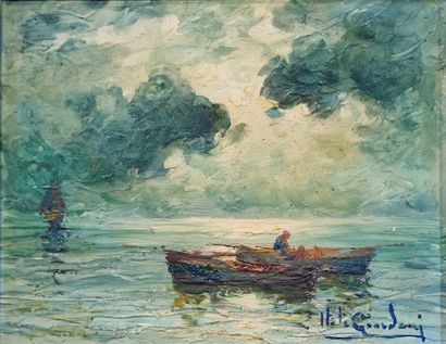 Italo GIORDANI (1882-1956)
Soleil voilé
HUILE...
