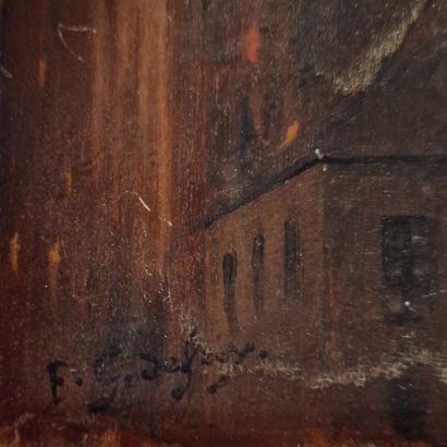 ECOLE FRANCAISE DU XIXEME SIECLE 
Vue de...