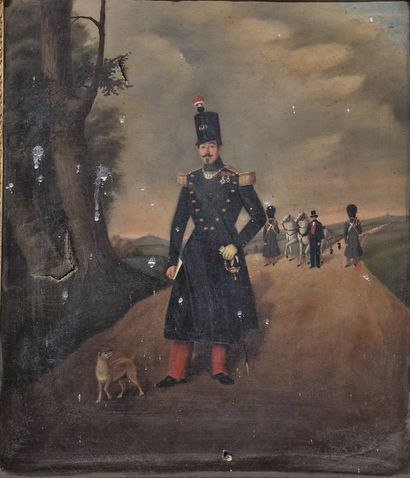 DUQUESNE, soldat au 60e de ligne. Ecole française...