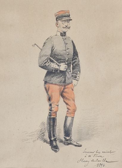 Henry DETAILLE (1861-1943)
Portrait du capitaine...