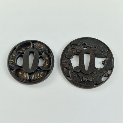 JAPON - PERIODE EDO (1603-1868) - DEUX TSUBAS...