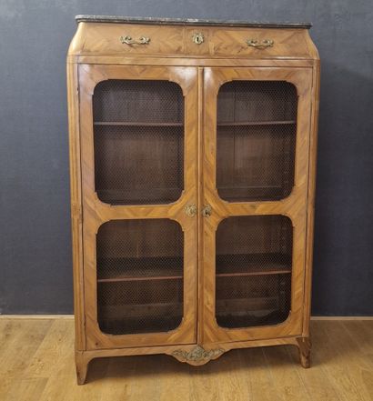 Louis XV style GRILLAGE LIBRARY composed...