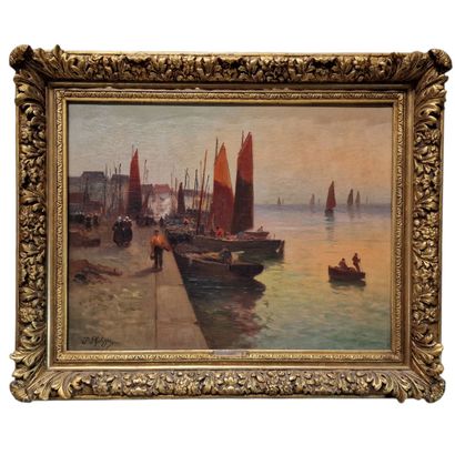 Paul PHILIPPE (XIXème-XXème Siècle)
Vue d’un...