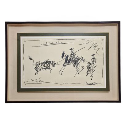 D'après Pablo PICASSO (1881-1973)
Scène de...