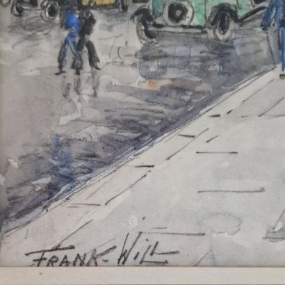 FRANK-WILL (1900-1951)
Marché aux fleurs...