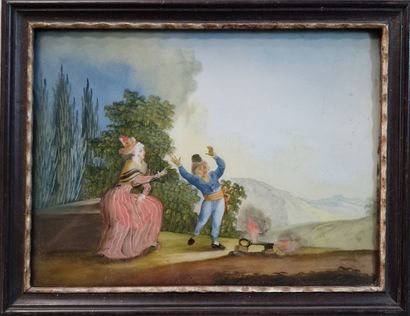 FRENCH SCHOOL OF THE EARLY 19th CENTURY Scenes...