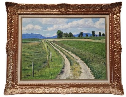 PIERRE JAQUES (1913-2000)
Un chemin de campagne...