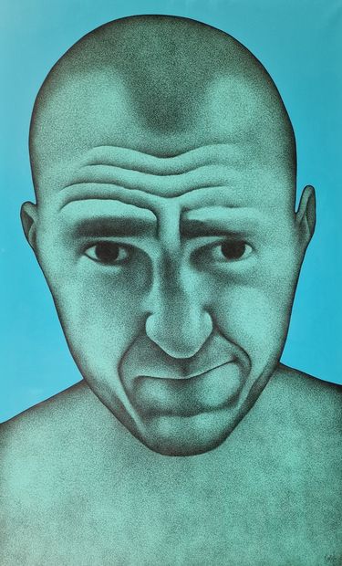 Julien MARTELLO (Né en 1973)
Portrait d'homme...
