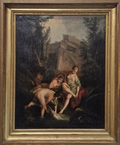 ECOLE ANCIENNE D'APRES FRANCOIS BOUCHER 
Grâces...