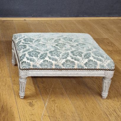 Louis XVI period RECTANGULAR LEGS TABOURET...