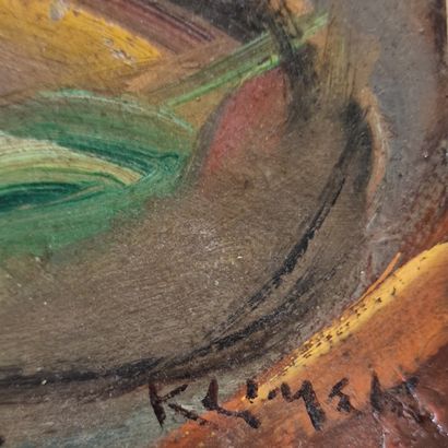 Ludwig KLIMEK (1912-1992)
Eve tenant la pomme...