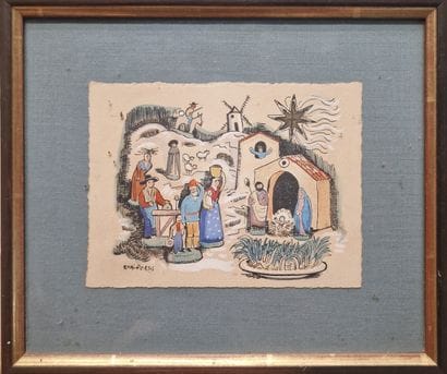 Henri PERTUS (1908-1988) 
Nativité
TECHNIQUE...