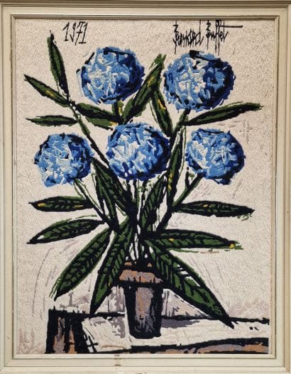 D'Après Bernard BUFFET (1928-1999)
Les Hortensias...