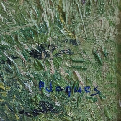 PIERRE JAQUES (1913-2000)
Un chemin de campagne...