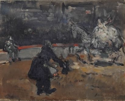 Frantz CHARLET (1862-1928)
Au cirque
HUILE...