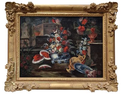 Attribué a Gasparo LOPEZ (1650-1732)
Natures...