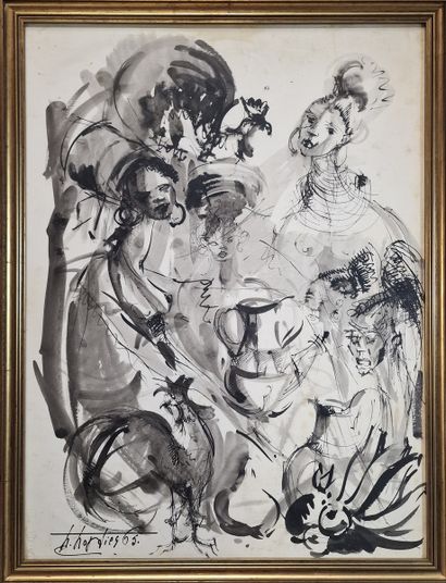 TH. HORDIES (XXEME SIECLE)
Portraits africanistes...