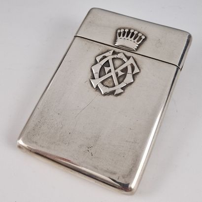 ETUI A CIGARETTES - Londres 1876 en argent...