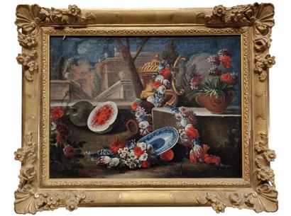 Attribué a Gasparo LOPEZ (1650-1732)
Natures...