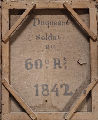 DUQUESNE, soldat au 60e de ligne. Ecole française...