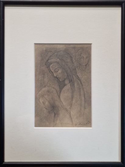 Joseph BERNARD (1866-1931)
Etude de figures...