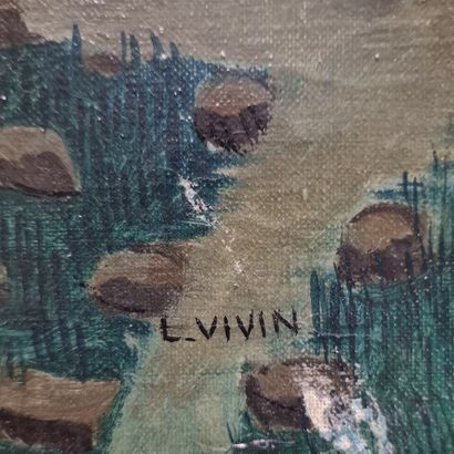 Louis VIVIN (1861-1936)
Village de pêcheurs...