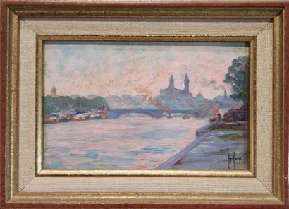 Henri AURRENS (1873-1934)
Paris, La Seine...