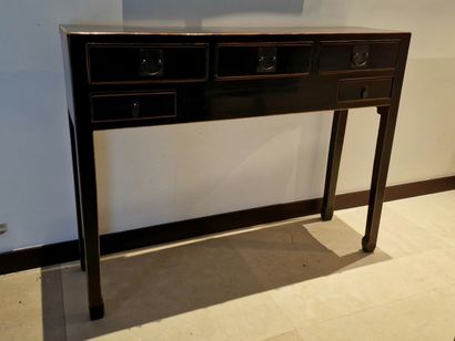 CONSOLE HAUTE de Style Chine Moderne en bois...