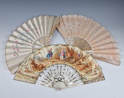 Fin du XIXeme Siècle mother-of-pearl chased...