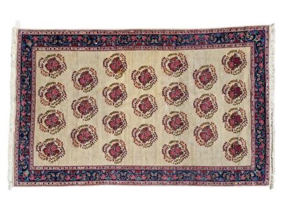 KESCHAN RUG (cotton warp and weft, wool velvet),...