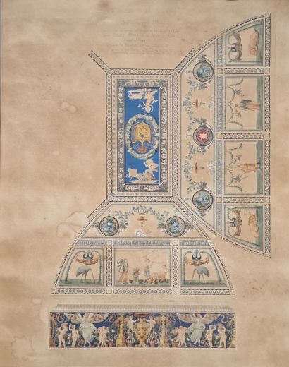 Auguste QUANTINET (1795-1867) 
From the Villa...