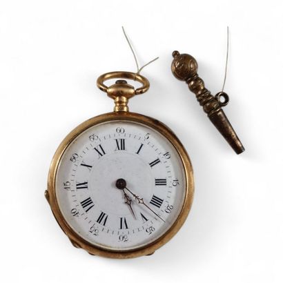 MONTRE DE COL Circa 1900 à boîtier en or...