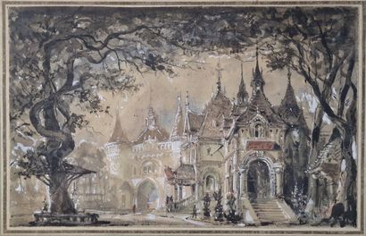 EARLY 20TH CENTURY SCHOOL 
Entrance to a...