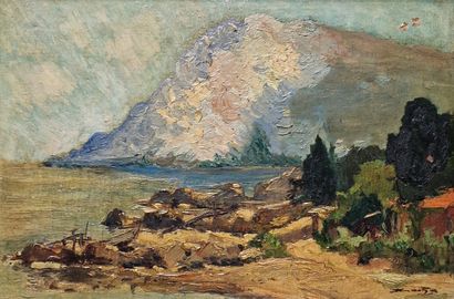 René MAILHE (XXème Siècle)
Le Cap-Sicié
HUILE...