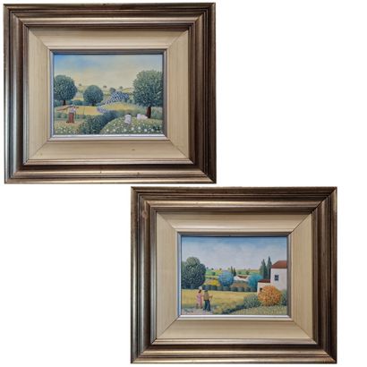 Francesco MAIOLO (1940-2013)
Paysages animés...
