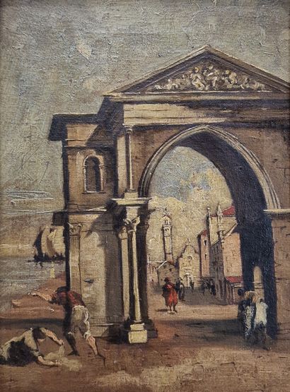 After Francesco GUARDI (1712-1793)
Architectural...